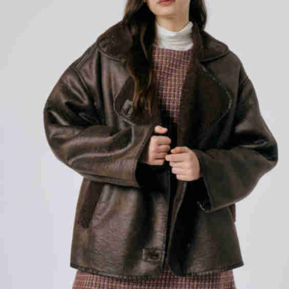 Celina Granny Shearling Coat