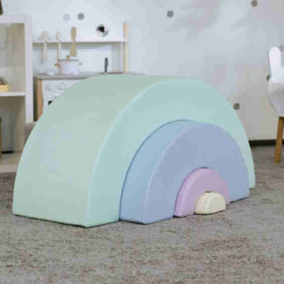Montessori Soft Play Set-Rainbow