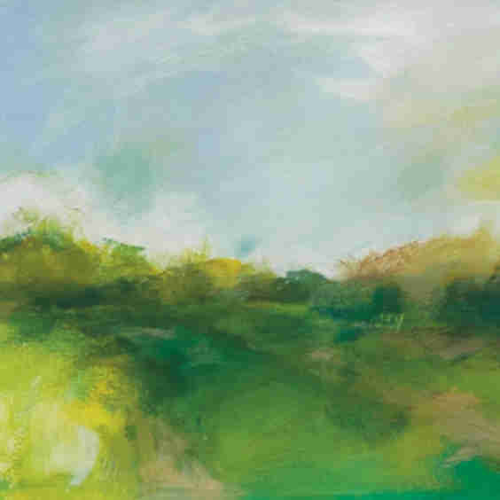 Between The Hedgerows Wall Art