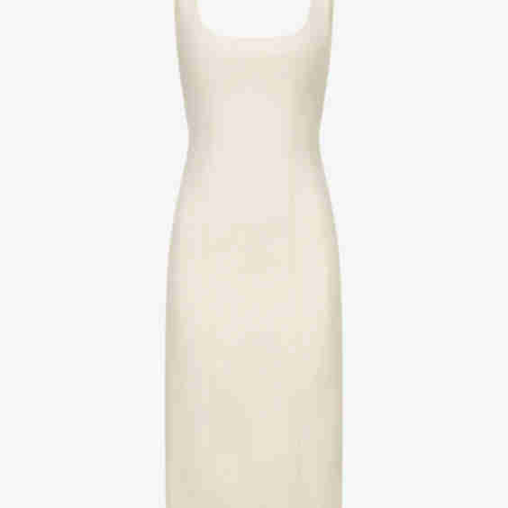 Shift Dress with Square Neck