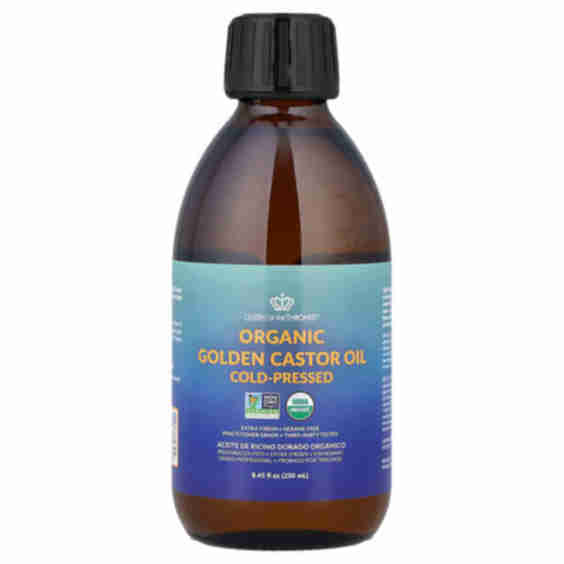 Organic Golden Castor Oil Cold-Pressed