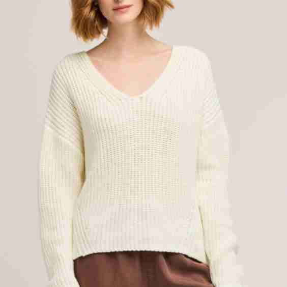 Spencer V-Neck Knit Sweater
