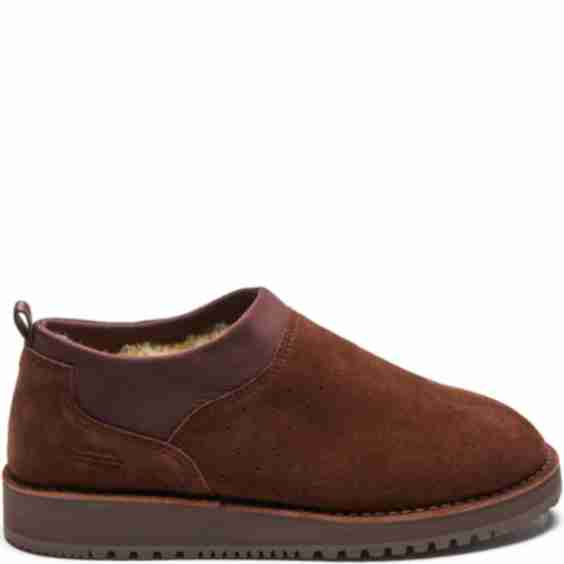 Suede Slip-On Boots