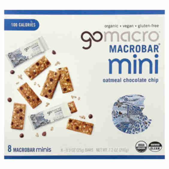 MacroBar Mini Oatmeal Chocolate Chip 8 Bars 0.9 OZ (25 g)