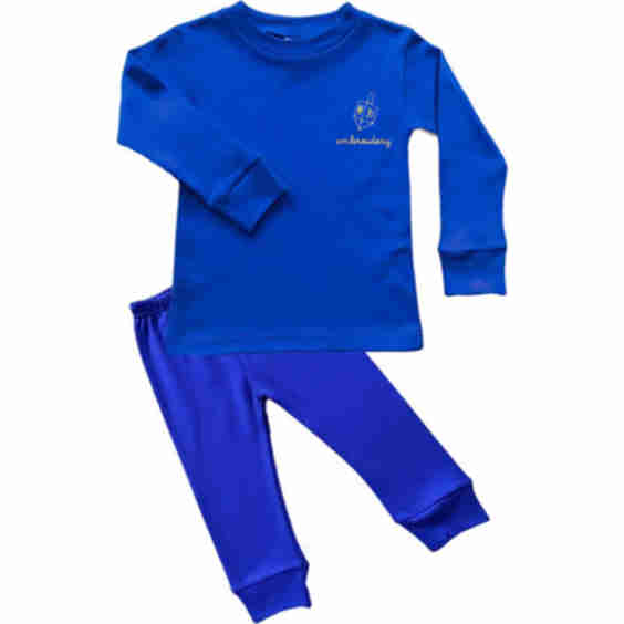 Hanukkah Dreidel Embroidery Pajama Set