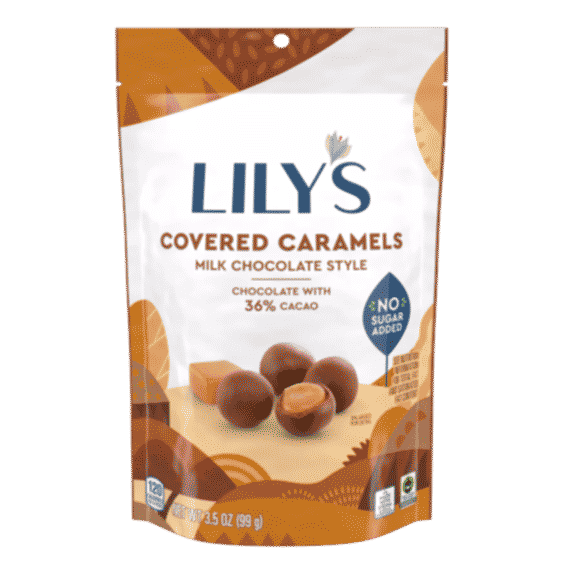 Milk Chocolate Style Covered Caramels, 3.5 oz Pouch