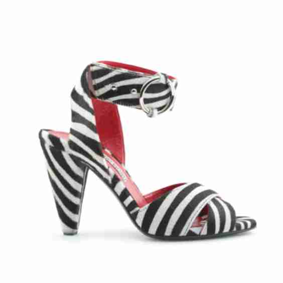 Montana Zebra Print Calf Hair Heels