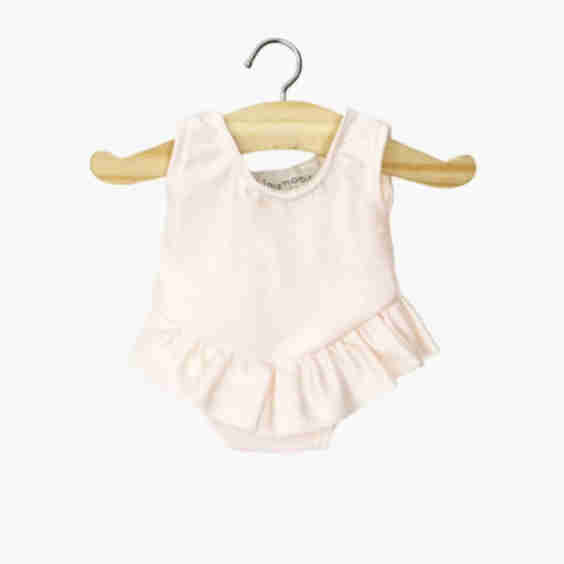 13" Doll Clothing | Maia Ruffled Leotard in Shiny Lycra