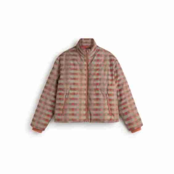 Checkered Padded Gemma Jacket