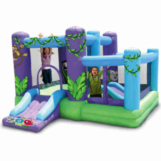 Zoo Park Bouncer with Ball Pit