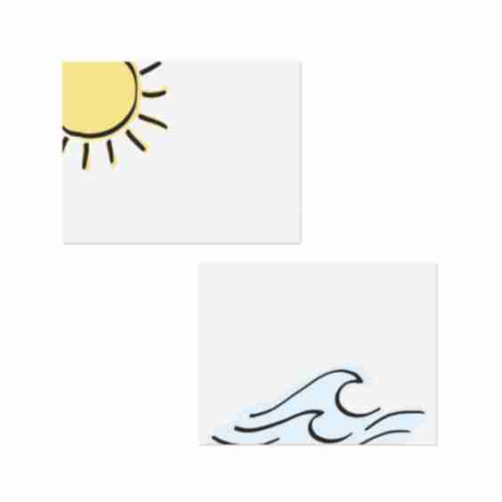 Summer Breeze Place Cards