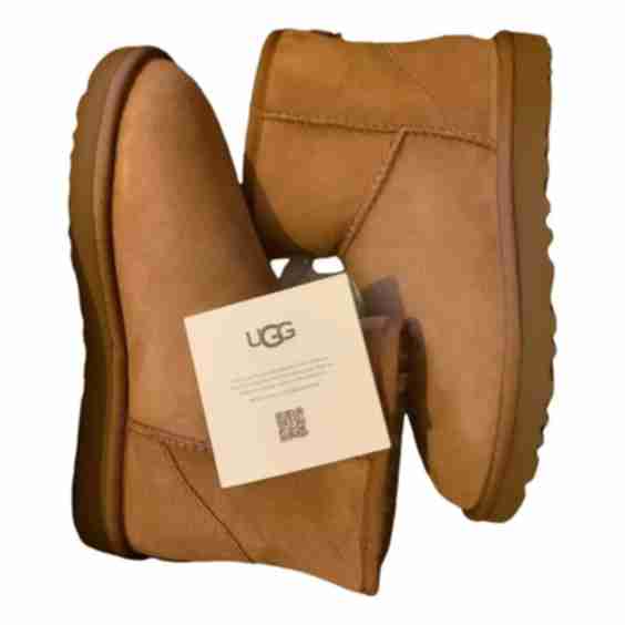 Brown Leather Ugg Ankle Boots