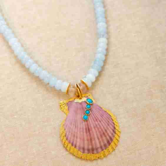 Shell Necklace Poppy