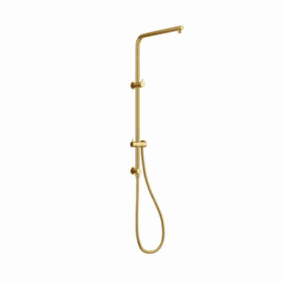 Integrated Shower System Brushed Brass
