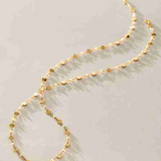 Waterproof Pearl Coin Belly Chain