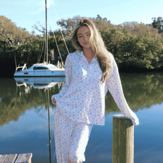 Hydrangea Pajama Set
