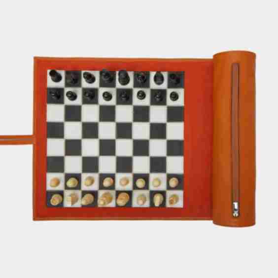 Leather Travel Chess Set