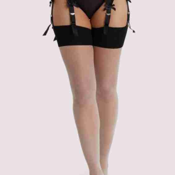 Bow Back Seam Stockings