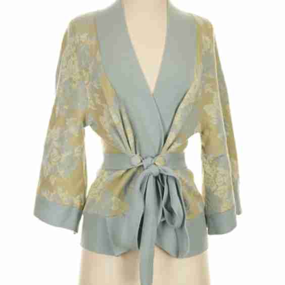 3/4 Sleeve Wool Cardigan (Pre-Owned)