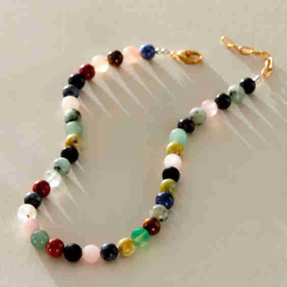 Round Stone Necklace