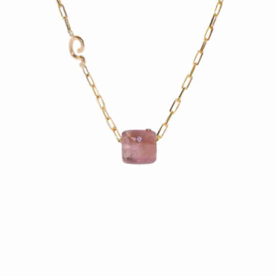  Snow Globe 14K Opal Pendent