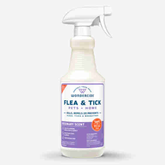 Flea & Tick Spray for Pets + Home with Natural Essential Oils - Rosemary