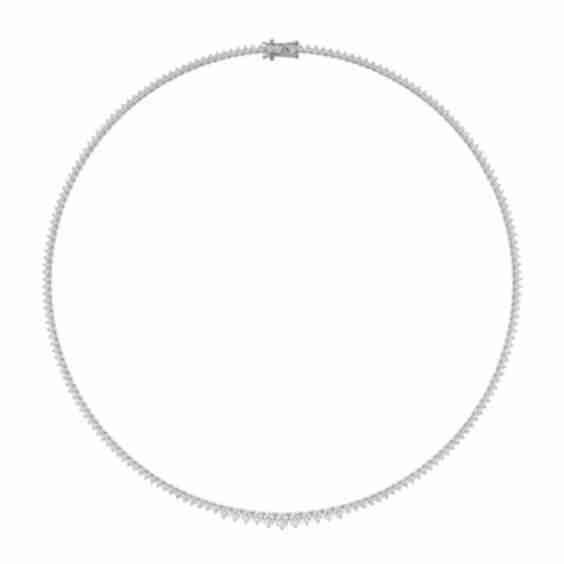 Signature x HF Fine Jewelry Graduated Riviera Necklace