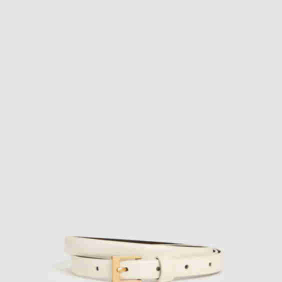 Holly Slim Leather Belt