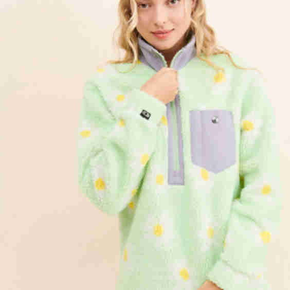 Sherpa Half Zip Jacket
