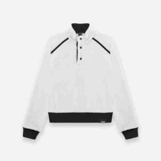 Teddy Effect Cropped Ski Fleece