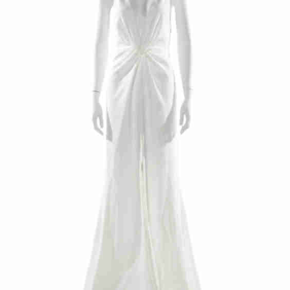 V-Neck Long Dress w/ Tags (Pre-Owned)