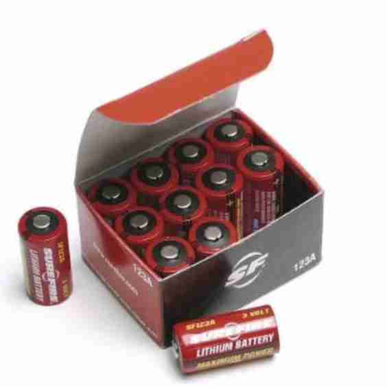 123A Lithium Batteries 12-Pack