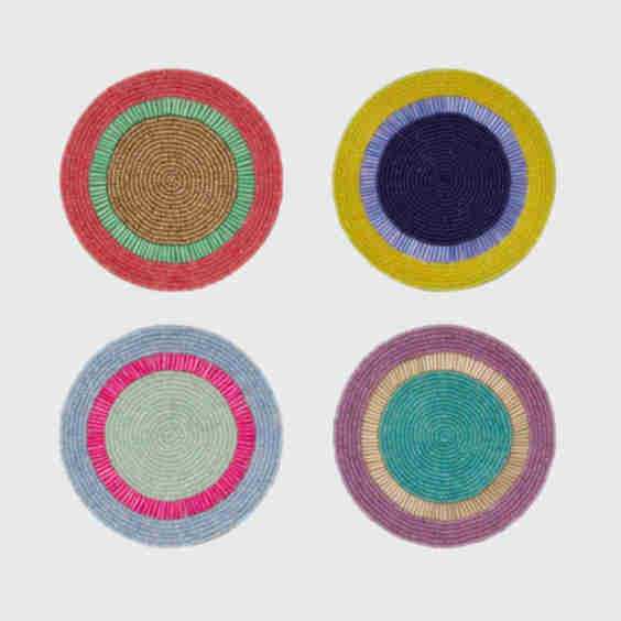 Bright Stripe Coasters