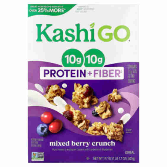 Go Protein Fiber Cereal Mixed Berry Crunch