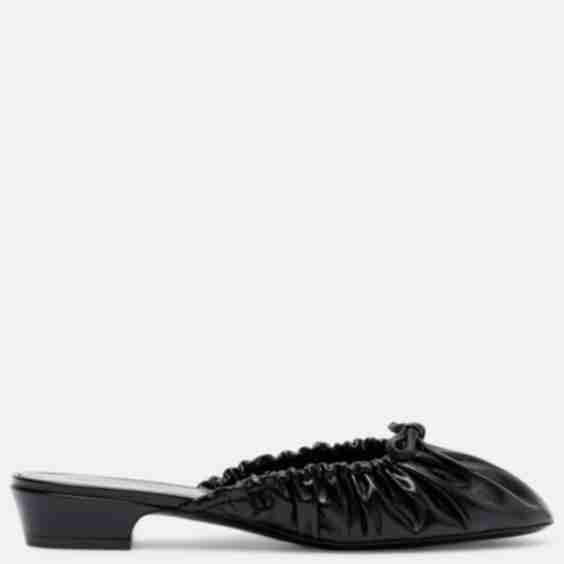 Gather Around Leather Mules