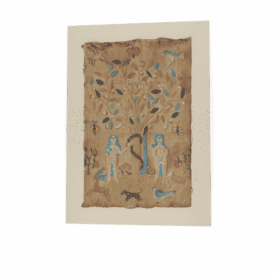 Adam Eve Embroidery Print Index Of American Design