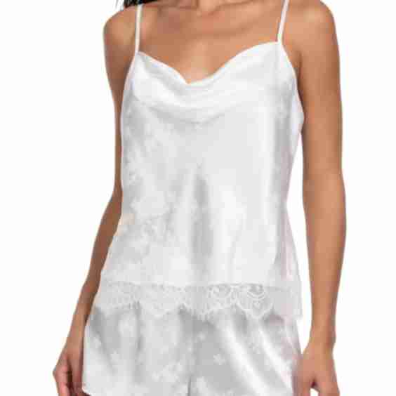 Shane Satin Jacquard Short Pajamas