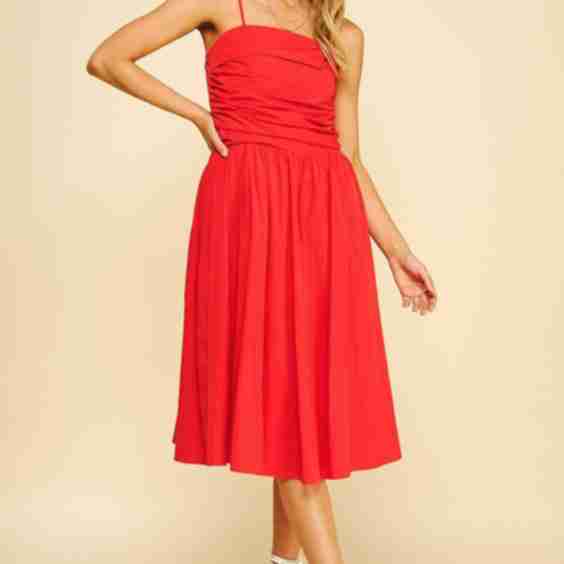 The Scarlet Midi Dress