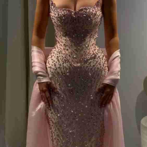 Blush Embroidered Dress 