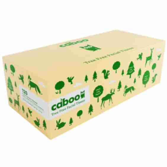 Facial Tissue Tree Free Bamboo Plastic Free 3-Ply