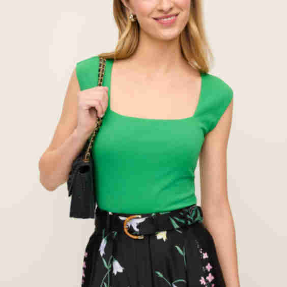 Square Neck Tank Top