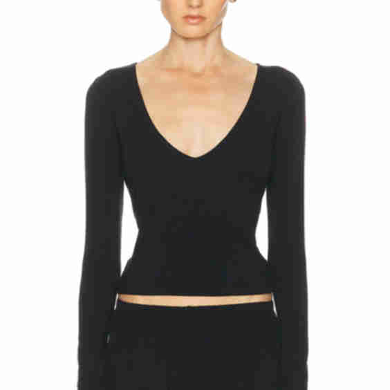 Recline V Long Sleeve Top