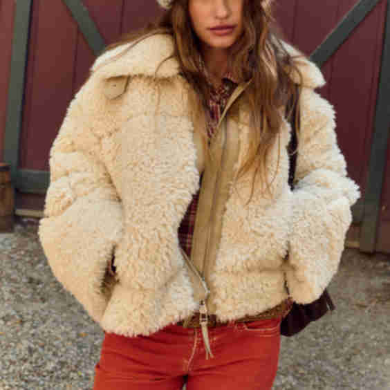 Oversized Teddy Jacket