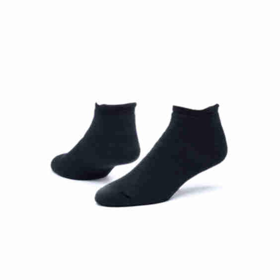 Organic Cotton Solid Tab Footie Socks