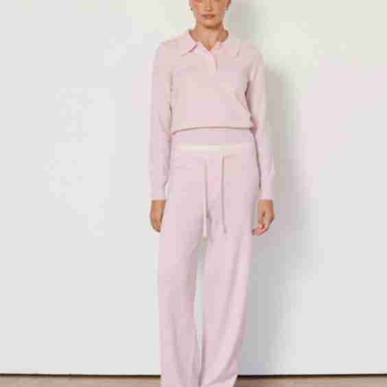 Tove Cashmere Polo Sweater