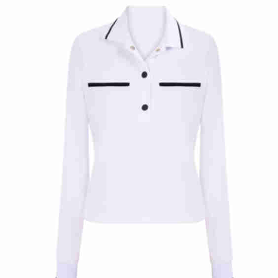Loose Fitting Long Sleeve Performance Cropped Top UPF 30+
