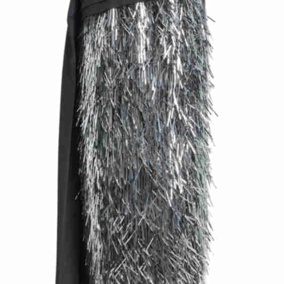 Chiara Embellished Silk Midi Skirt