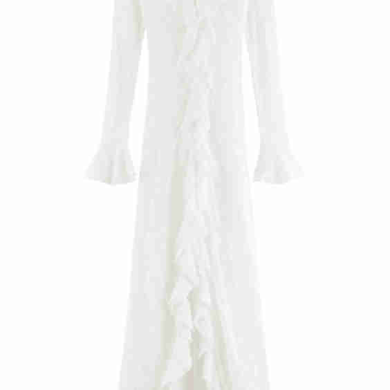 Lily Ruffled Lace Maxi Dress