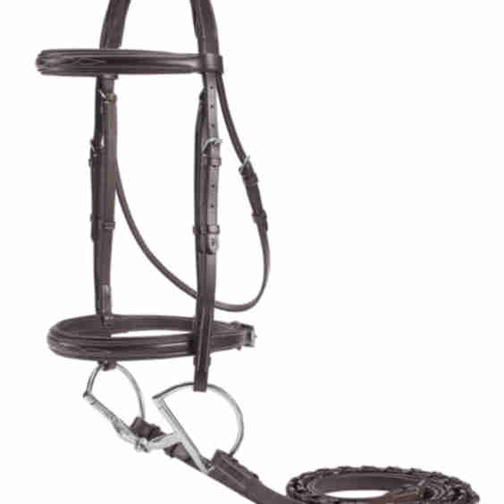 Suffolk Fancy Stitched Single Crown Bridle