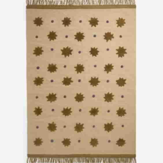 Kosmic Flat Weave Wool Tufted Rug